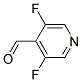 3,5-DIFLUOROPYRIDINE-4-CARBALDEHYDE Struktur