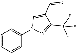 3-(TRIFLUOROMETHYL)-1-PHENYL-1H-PYRAZOLE-4-CARBALDEHYDE Struktur