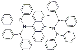 9,10-bis(N,N-bisdiphenylphosphino)aminomethylanthracene Struktur