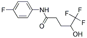 5,5,5-TRIFLUORO-4-HYDROXY-PENTANOIC ACID (4-FLUORO-PHENYL)-AMIDE Struktur