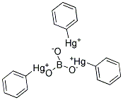 PHENYLMERCURY BORATE SOLUTION 100UG/ML IN TOLUENE 1ML Struktur