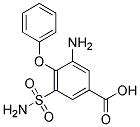 3-AMINO-4-PHENOXY-5-SULPHAMOYLBENZOIC ACID Struktur