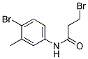 N1-(4-BROMO-3-METHYLPHENYL)-3-BROMOPROPANAMIDE, TECH Struktur