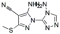 5-AMINO-1-(4-AMINO-4H-1,2,4-TRIAZOL-3-YL)-3-(METHYLTHIO)-1H-PYRAZOLE-4-CARBONITRILE, TECH Struktur