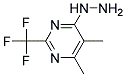 4-HYDRAZINO-5,6-DIMETHYL-2-(TRIFLUOROMETHYL)PYRIMIDINE, 95+% Struktur