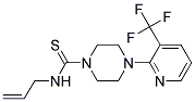 N-ALLYL-4-[3-(TRIFLUOROMETHYL)PYRIDIN-2-YL]TETRAHYDROPYRAZINE-1(2H)-CARBOTHIOAMIDE Struktur