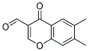 6,7-DIMETHYL-3-FORMYLCHROMONE Struktur