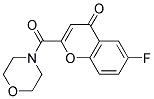 6-FLUORO-2-(MORPHOLIN-4-YLCARBONYL)-4H-CHROMEN-4-ONE Struktur