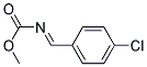 (4-CHLORO-BENZYLIDENE)-CARBAMIC ACID METHYL ESTER Struktur