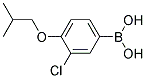 3-CHLORO-4-ISOBUTOXYPHENYLBORONIC ACID Struktur