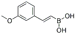 E-2-(3-METHOXYPHENYL)VINYLBORONIC ACID Struktur