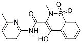 N-(6-METHYL-2-PYRIDYL)-4-HYDROXY-2-METHYL-2H-1,2BENZOTHIAZINE-3-CARBOXAMIDE-1,1-DIOXIDE Struktur