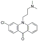 3-CHLORO-10-[3(DIMETHYLAMINO)PROPYL]-9-ACRIDANONE Struktur