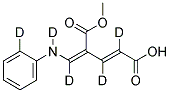 4-ANILINOMETHYLENE-PENTENEDIOIC ACID-5-METHYL ESTER-D5 Struktur