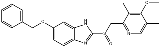 5-BENZYLOXY OMEPRAZOLE Struktur