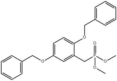 DIMETHYL [(2,5-DIBENZYLOXY)PHENYLMETHYL]PHOSPHONATE Struktur