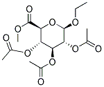 ETHYL 2,3,4-TRI-O-ACETYL-B-D-GLUCURONIDE, METHYL ESTER Struktur