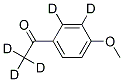 4'-METHOXYACETOPHENONE-D5 Struktur