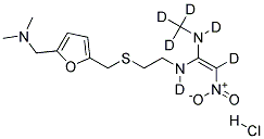 RANITIDINE-D6, HYDROCHLORIDE Struktur