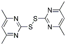 DI(4,6-DIMETHYLPYRIMIDIN-2-YL) DISULPHIDE Struktur