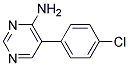 5-(4-CHLOROPHENYL)PYRIMIDIN-4-AMIN Struktur