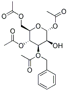 3-O-BENZYL-1,3,4,6-TETRA-O-ACETYL-ALPHA-D-MANNOPYRANOSE Struktur