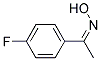 4'-FLUOROACETOPHENONE OXIM Struktur