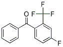 4-FLUORO-2-(TRIFLUOROMETHYL)BENZOPHENON Struktur