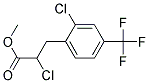 METHYL 2-CHLORO-3-[2-CHLORO-4-(TRIFLUOROMETHYL)PHENYL]PROPIONATE 95+% Struktur