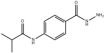 N-[4-(HYDRAZINOCARBONYL)PHENYL]-2-METHYLPROPANAMIDE Struktur