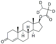 TESTOSTERONE PROPIONATE-D4 Struktur