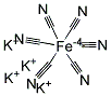 POTASSIUM HEXACYANOFERRATE(II), 0.1N STANDARDIZED SOLUTION Struktur