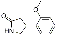 4-(2`-METHOXYPHENYL)-2-PYRROLIDINONE Struktur