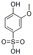 4-hydroxy-3-methoxybenzenesulphonic acid  Struktur