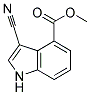 Methyl 3-cyanoindole-4-carboxylate Struktur