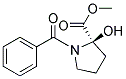 N-Benzoylhydroxy-L-proline methyl ester Struktur