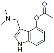 4-Acetoxygramine Struktur