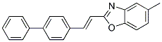 (E)-2-(4-Phenylstyryl)-5-methylbenzoxazole Struktur