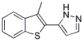 5-(3-METHYL-1-BENZOTHIOPHEN-2-YL)-1H-PYRAZOLE Struktur