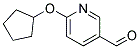 6-Cyclopentyloxy-pyridine-3-carbaldehyde Struktur
