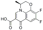 (S)-9,10-Difluoro-3-Methyl-7-Oxo-2,3-Dihydro-7h-Pyrido(1,2,3-De)-1,4-Benzoxazine-6-Carboxylic Acid Struktur