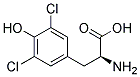 3,5-Dichloro-L-Tyrosine Struktur