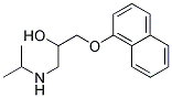 Propanolol Struktur