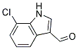 7-Chloro-1H-indole-3-carboxaldehyde Struktur