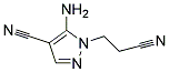 5-Amino-1-(2-cyanoethyl)-1H-pyrazole-4-carbonitrile Struktur