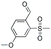 4-Methoxy-2-(methylsulphonyl)benzaldehyde Struktur