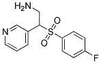 3-{2-Amino-1-[(4-fluorophenyl)sulphonyl]ethyl}pyridine Struktur