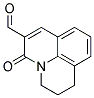 5-Oxo-2,3-dihydro-1H,5H-pyrido[3,2,1-ij]quinolin-6-carboxaldehyde Struktur