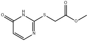 Methyl [(4-hydroxypyrimidin-2-yl)thio]acetate Struktur