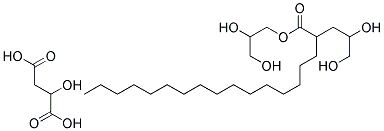 DIGLYCERYL STEARATE MALATE Struktur